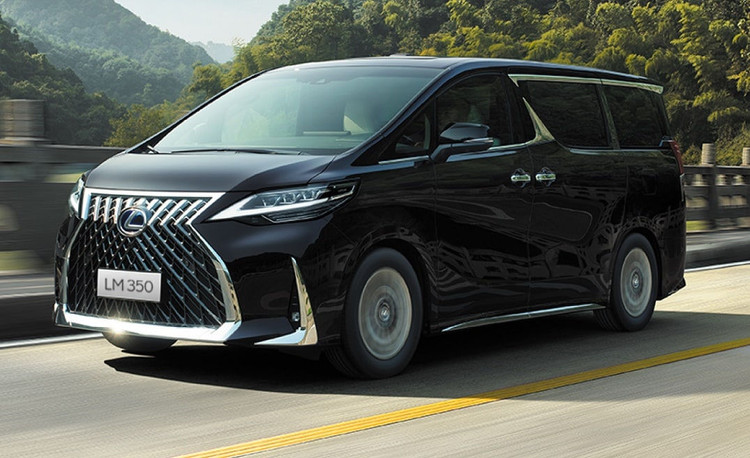 Lexus LM 350 có hai tùy chọn màu ngoại thất là Đen và Trắng ngọc trai. Ảnh: Lexus