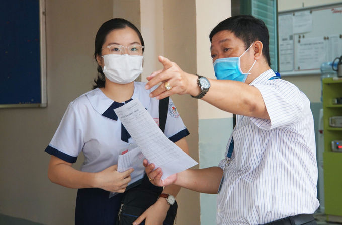 Thí sinh tham dự kỳ thi tốt nghiệp THPT tại TP HCM năm 2020. Ảnh: Mạnh Tùng.