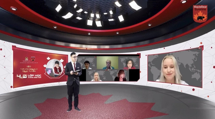 Chương trình Tọa đàm 4.0 - Lớp học không biên giới được phát trực tiếp lúc 10:00 ngày 30/5/2021 trên Fanpage của Trường Tiểu học Sunshine Maple Bear