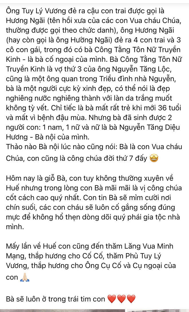 Hà Kiều Anh chính thức lên tiếng và xin lỗi khán giả về ồn ào "Công chúa triều Nguyễn" ảnh 3