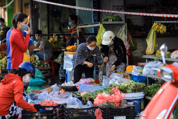 cho Tang Nhon Phu bi phong toa, anh 1