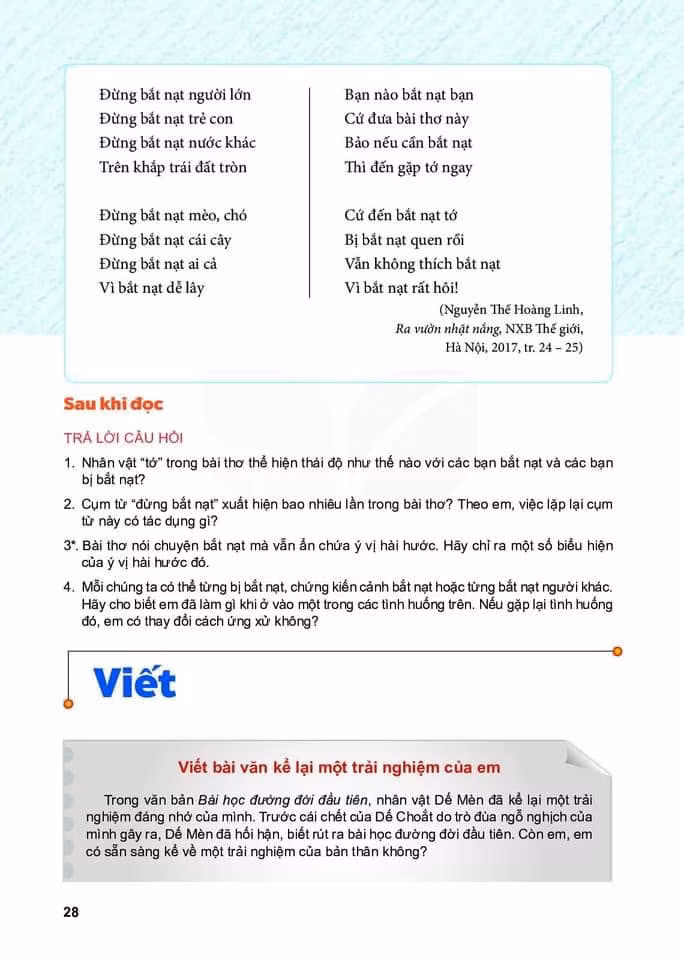 Nhà thơ Nguyễn Thế Hoàng Linh nói gì về bài thơ 'Bắt nạt' đang gây tranh cãi? - ảnh 2