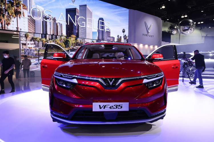 VinFast VF e35 tại Los Angeles Auto show (Mỹ) - Ảnh VinFast.