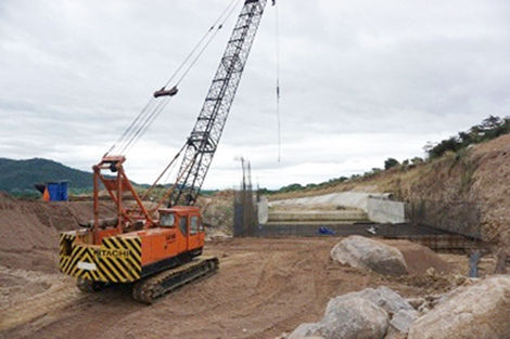 Nhiều hạng mục của dự án thi công chậm tiến độ từ 3-5 tháng.