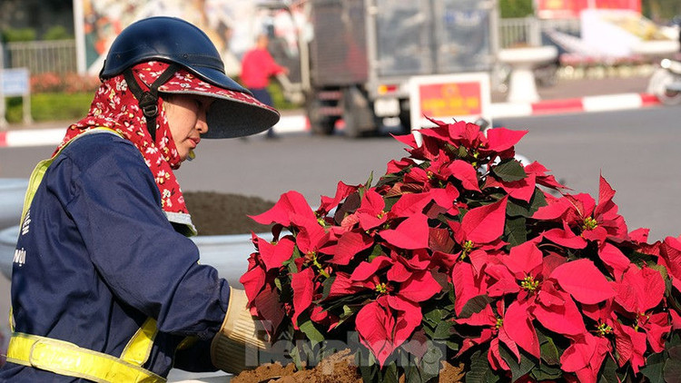 Trung tâm Hội nghị Quốc gia trang hoàng chuẩn bị Đại hội lần thứ XIII của Đảng - ảnh 10