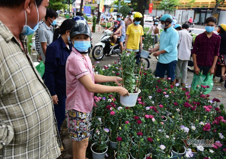 Tiểu thương rướm nước mắt bán tháo, cắt bỏ hoa ế ngày 30 Tết