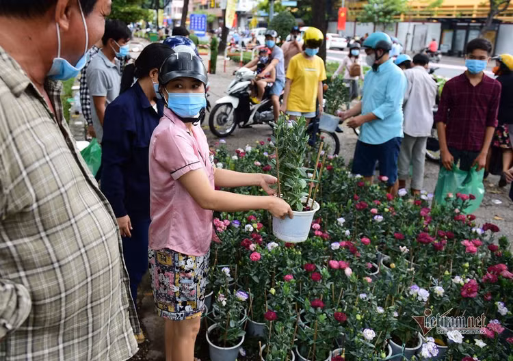Tiểu thương rướm nước mắt bán tháo, cắt bỏ hoa ế ngày 30 Tết