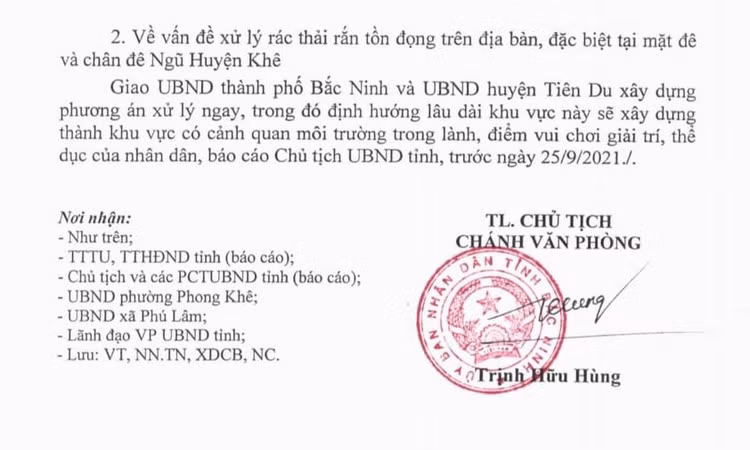 Chủ tịch tỉnh Bắc Ninh ra tối hậu thư dẹp sạch sai phạm, cứu sông Cầu - 2
