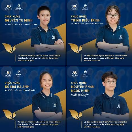 Học sinh Vinschool báo cáo khoa học tại Hội nghị Công nghệ Sinh học toàn quốc 2021 ảnh 1