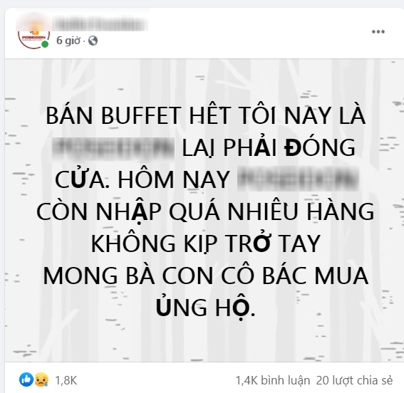 Nhà hàng buffet trở tay không kịp, xả cua Cà Mau, tôm hùm, cầu cứu khách trước giờ dừng bán - Ảnh 1.
