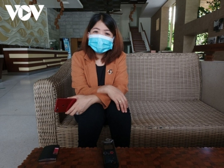 Bà Võ Thuỳ Loan - Phó Giám đốc Công ty Cổ phần thương mại - du lịch dốc đá Phú Hài