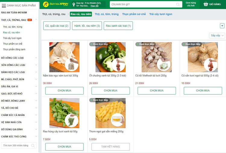 Mot so sieu thi ngung nhan don online anh 1
