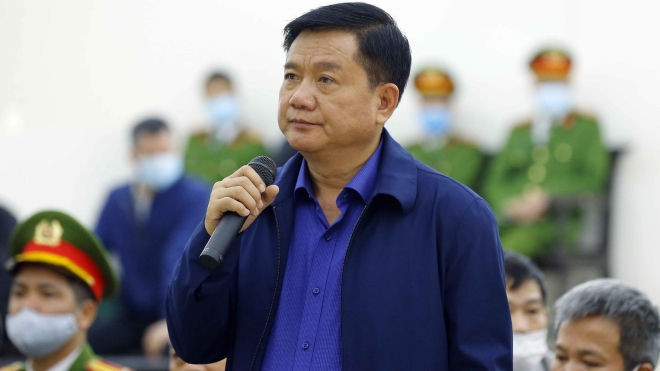 Bị cáo Đinh La Thăng.