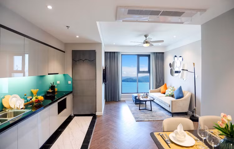 Căn hộ Altara Residences được bố trí 1 – 2 phòng ngủ với tầm view đẹp, 100% hướng biển.