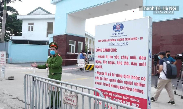 Bệnh viện K phong tỏa, ghi nhận 10 ca dương tính
