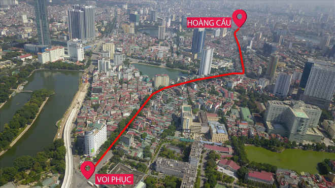 Toàn cảnh tuyến đường 2,2km đắt nhất hành tinh ở Thủ đô - Ảnh 1.