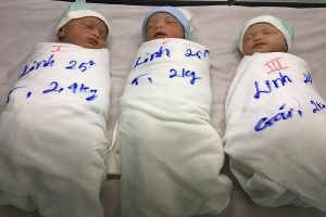 Bỏ điều trị vô sinh, bất ngờ người phụ nữ trẻ mang thai ba ảnh 1