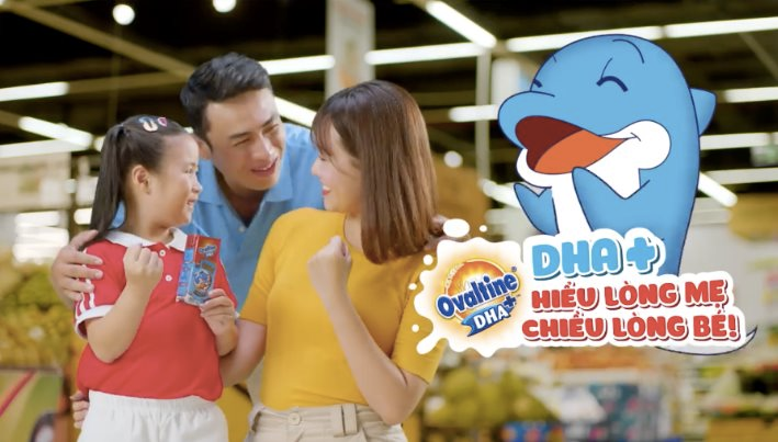 Ovaltine DHA+ hiểu lòng mẹ, chiều lòng bé.