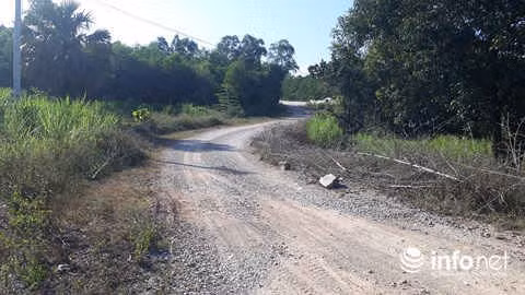 Con đường dẫn vào xưởng tái chế.