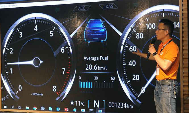 Sinh viên trải nghiệm công nghệ xe tự hành - ảnh 2