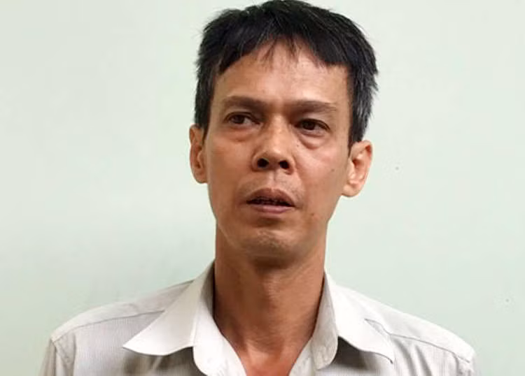 Phạm Chí Dũng lúc bị bắt. Ảnh: Công an cung cấp.