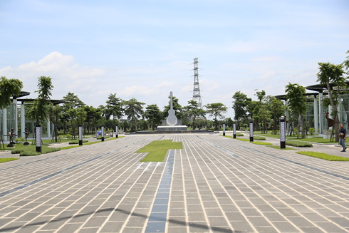 Công viên được lấy cảm hứng từ âm nhạc với cách sắp xếp tương tự như những nốt nhạc trên cây đàn guitar.