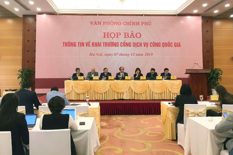 Họp báo giới thiệu Cổng Dịch vụ công quốc gia