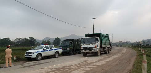 Xe rác đã được vận chuyển trở lại