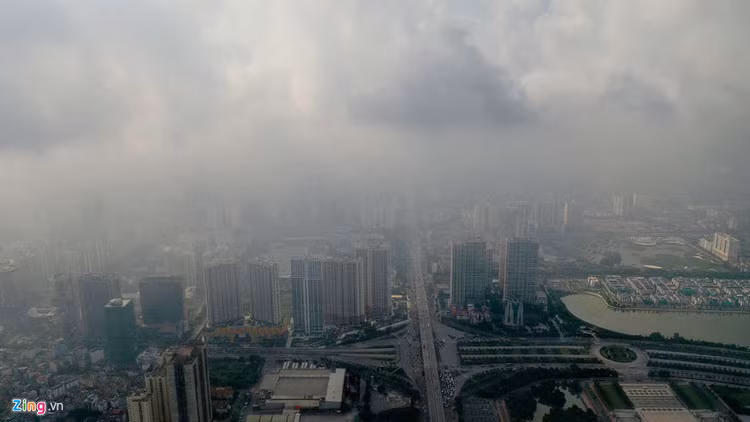 Ha Noi trong bao dong do ve o nhiem khong khi hinh anh 15 