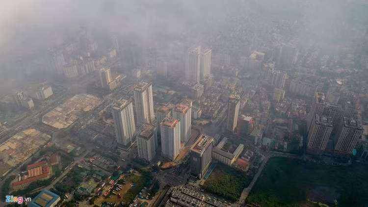 Ha Noi trong bao dong do ve o nhiem khong khi hinh anh 16 