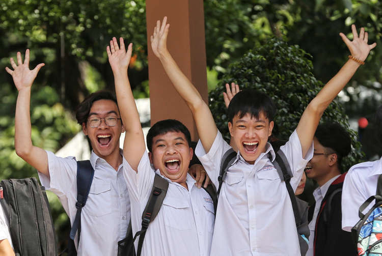 Thí sinh TP HCM tham dự kỳ thi THPT quốc gia 2019. Ảnh: Quỳnh Trần