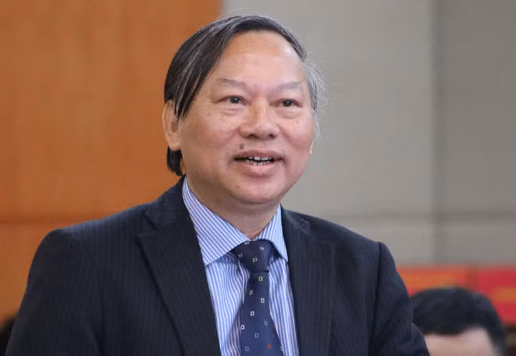 GS Nguyễn Quang Ngọc, Phó chủ tịch Hội Khoa học Lịch sử Việt Nam. Ảnh: Giang Chinh&nbsp;