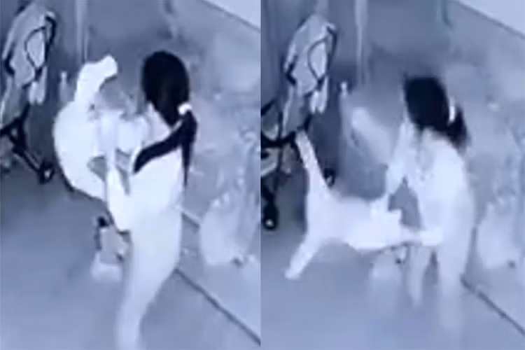 Nữ giúp việc cắm đầu bé 14 tháng xuống đất, cầm chân quay như chong chóng