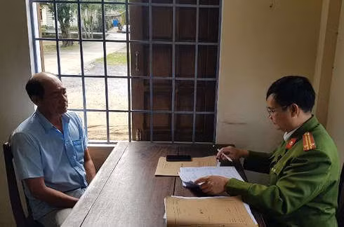 Tài xế Trương Anh Minh làm việc với cơ quan Công an.