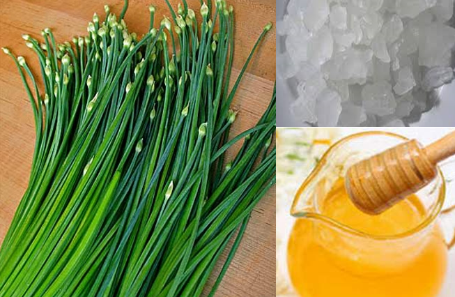 Hẹ hấp mật ong có tác dụng chữa ho