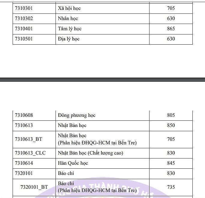 Điểm chuẩn năng lực vào Nhân văn, Bách khoa TP.HCM tăng mạnh - ảnh 2