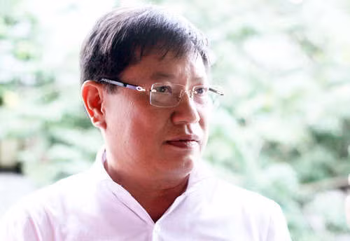 Bí thư huyện uỷ Sóc Sơn Phạm Xuân Phương. Ảnh: Võ Hải.