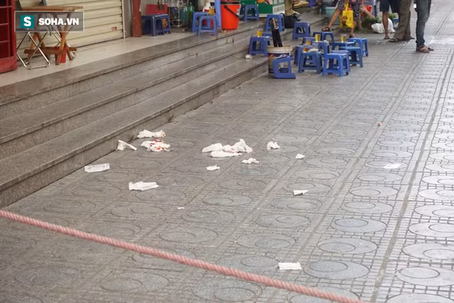 [Ảnh] Hiện trường vụ nổ khiến nhiều người bị thương ở khu chung cư Linh Đàm - Ảnh 7.