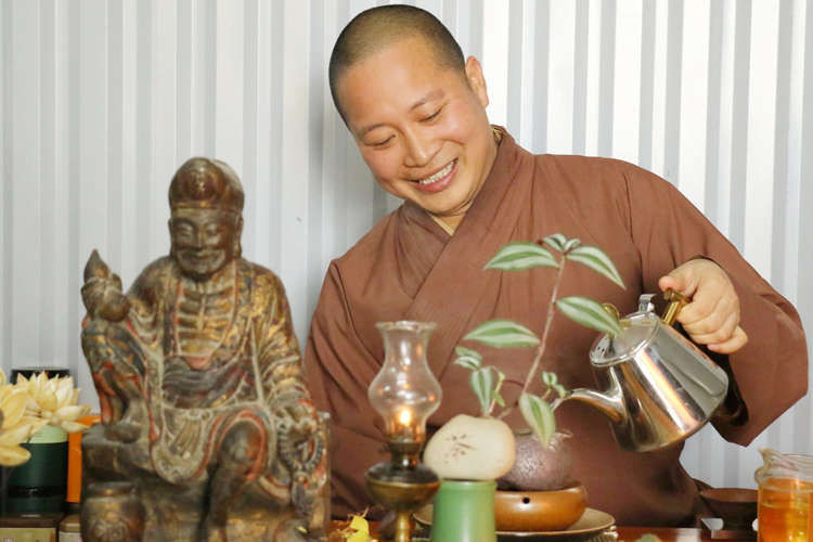 Đại đức Thích Minh Quang. Ảnh: Lương Đình Khoa 