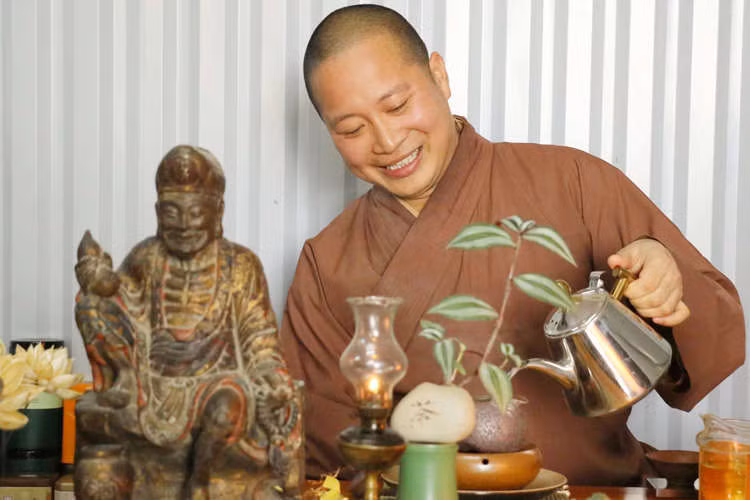 Đại đức Thích Minh Quang. Ảnh: Lương Đình Khoa&nbsp;