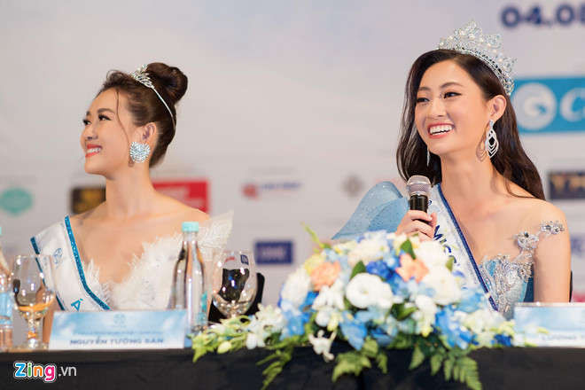 Hoa hau Luong Thuy Linh: 'Tu tin ve chieu cao, mac cam vi eo to 68 cm' hinh anh 3 