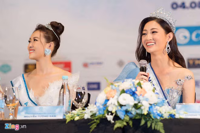 Hoa hau Luong Thuy Linh: 'Tu tin ve chieu cao, mac cam vi eo to 68 cm' hinh anh 3 