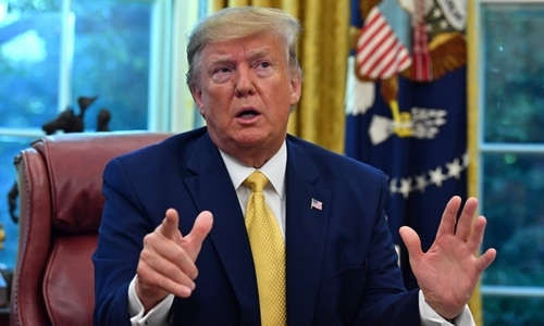 Tổng thống Mỹ Trump tại Nhà Trắng ngày 11/10. Ảnh: AFP.