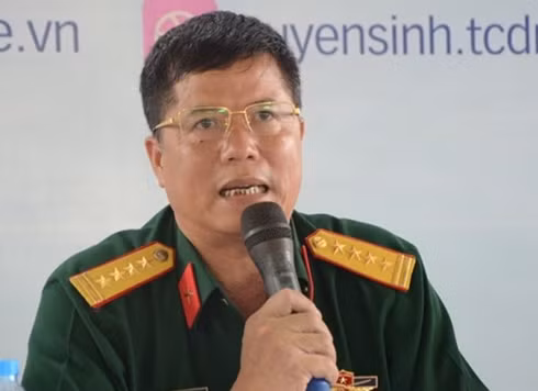 Đại tá Vũ Xuân Tiến – Trưởng ban Thư ký Tuyển sinh quân sự, Bộ Quốc phòng