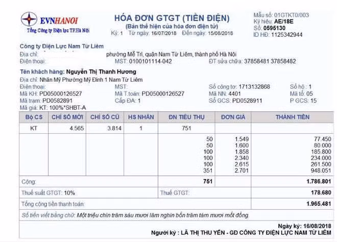 EVN gap rut lay y kien thay doi mau hoa don tien dien hinh anh 1 