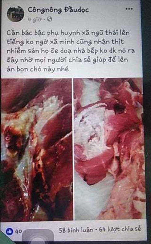 Thông tin Mạnh đăng trên các trang mạng xã hội.