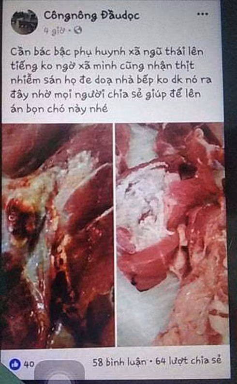 Thông tin Mạnh đăng trên các trang mạng xã hội.
