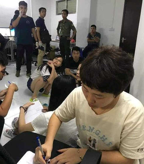 Nhóm người này khai là được thuê sang Hải Phòng để làm việc.