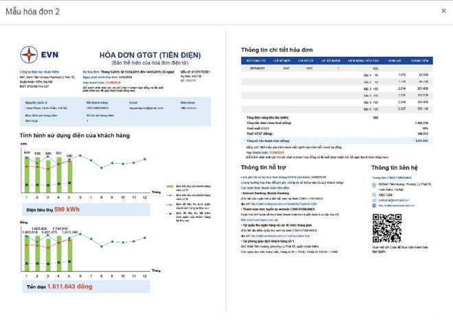 EVN gap rut lay y kien thay doi mau hoa don tien dien hinh anh 2 