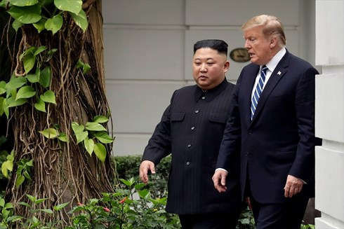 Chủ tịch Triều Tiên Kim Jong-un và Tổng thống Mỹ Donald Trump.